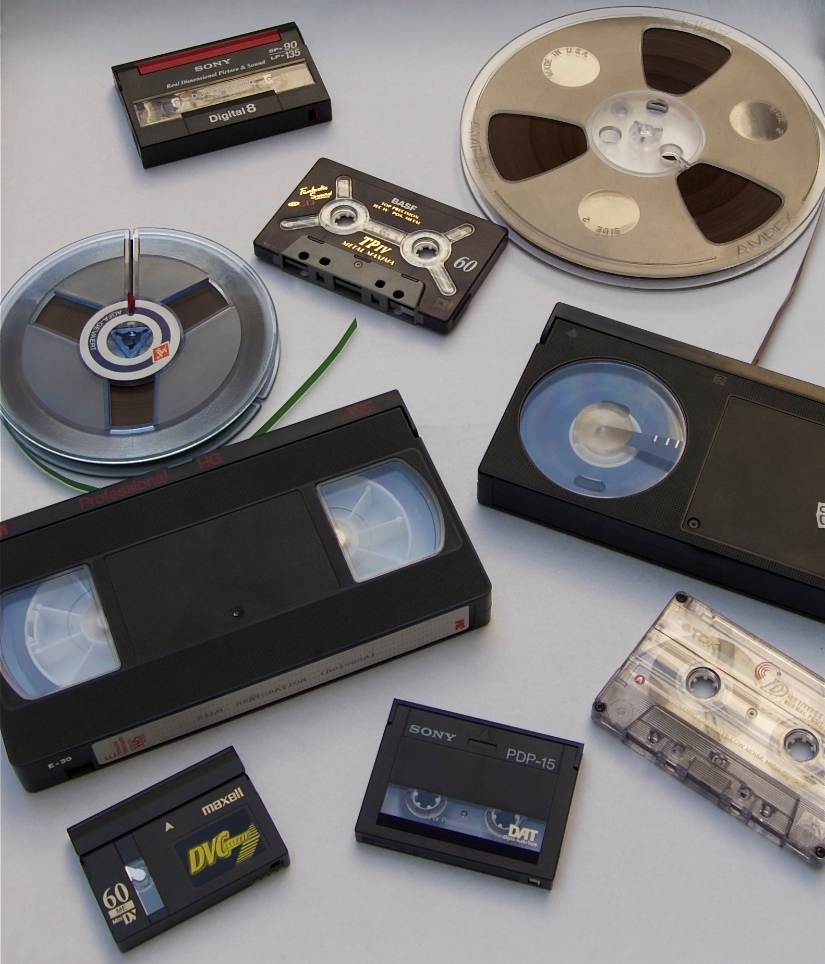 magnetic audio and video tapes